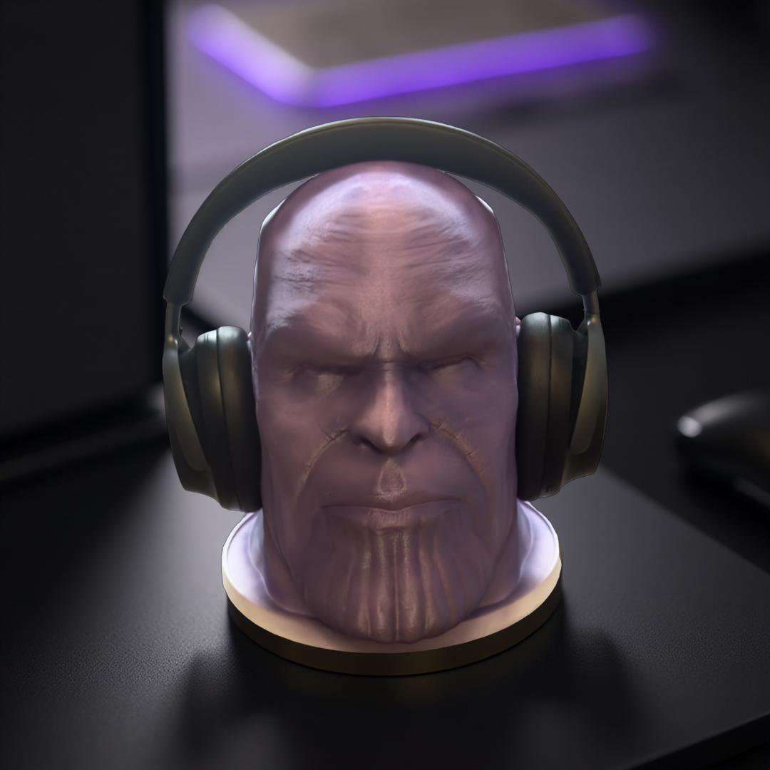 Hörlurshållare Thanos - 3D printad
