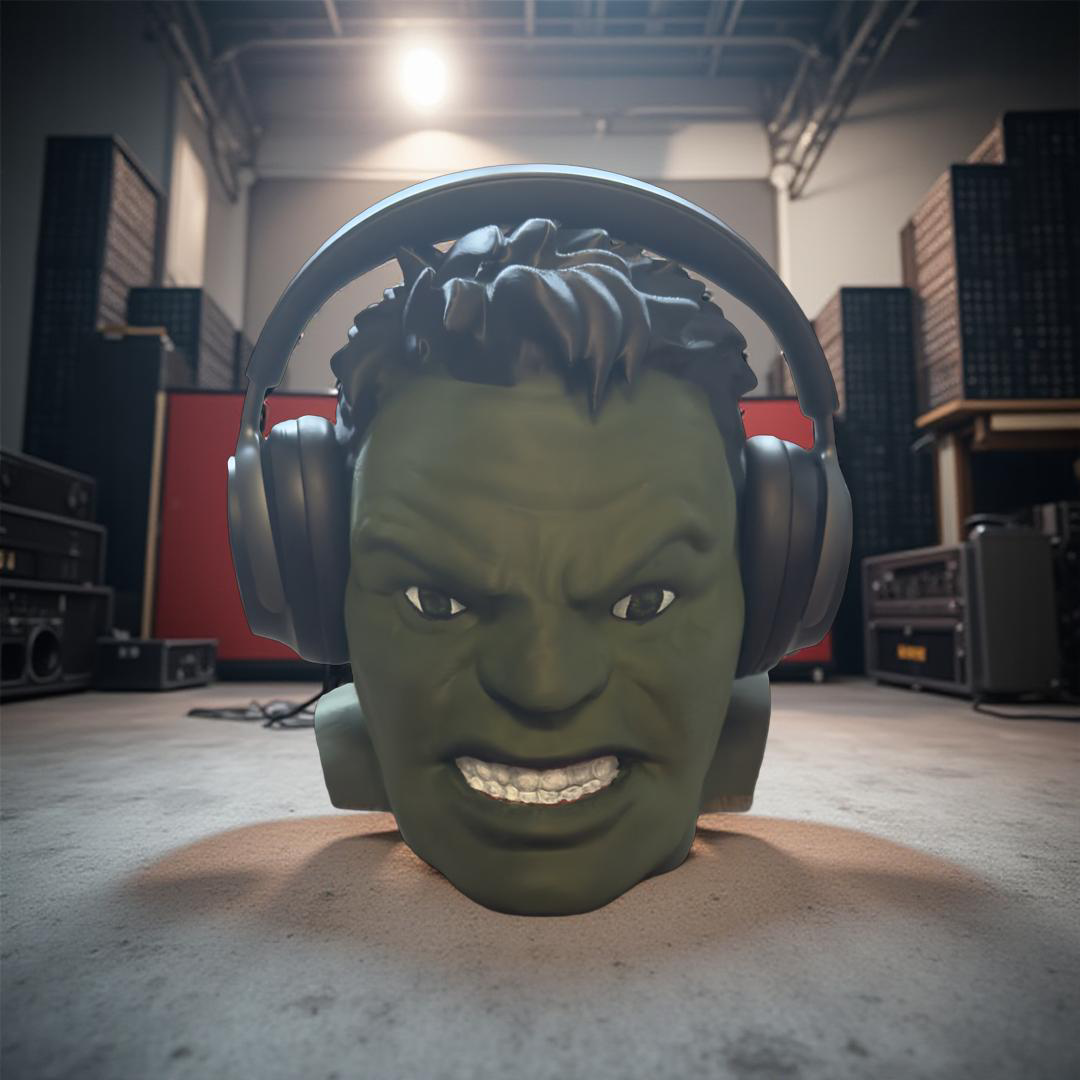 Hulk Hörlursställ - 3D printad