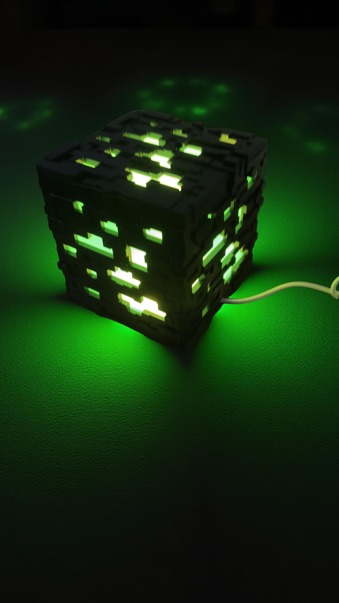 gaming-inspirerad bordslampa - 3D printad