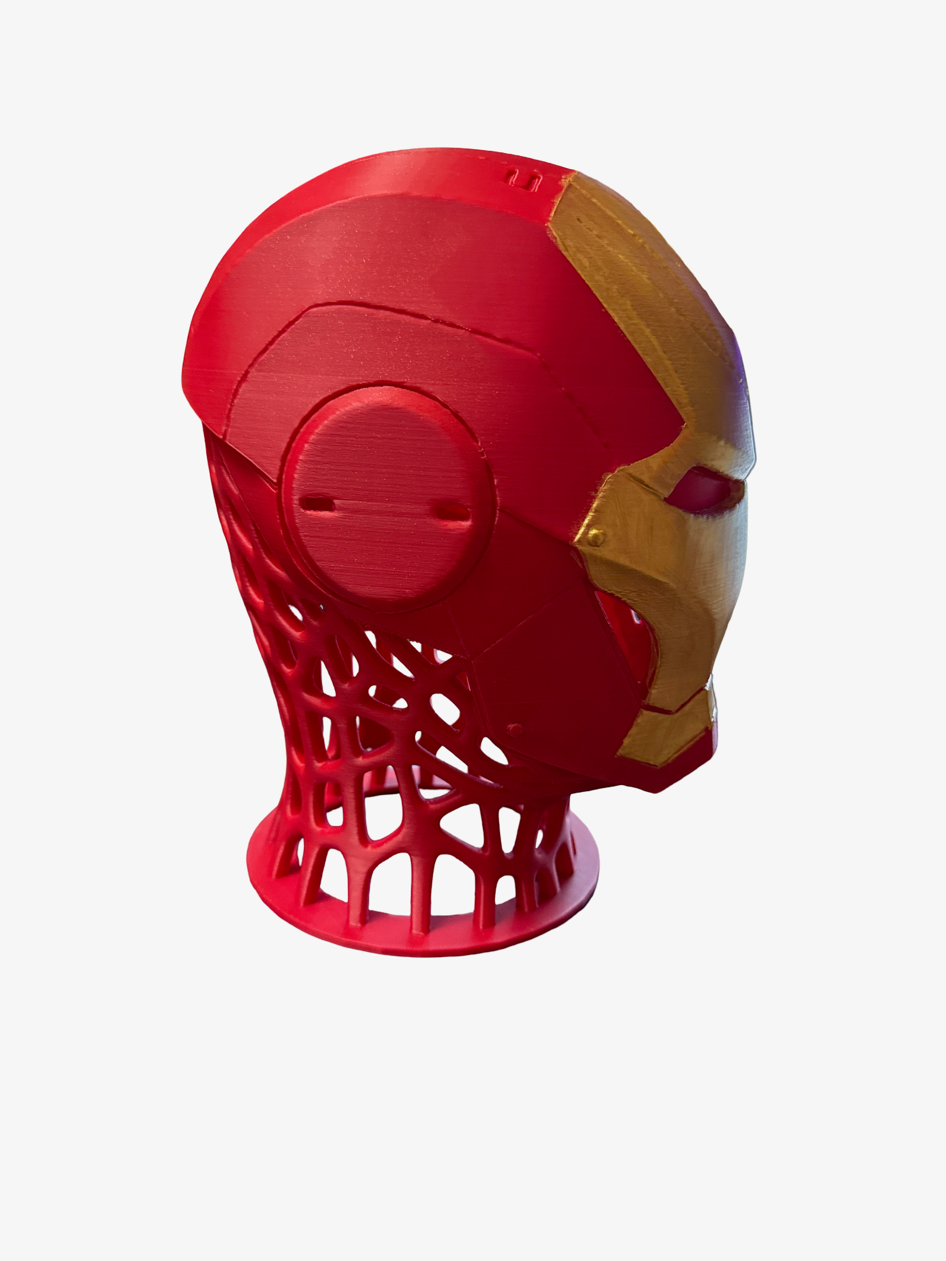 IRON MAN HÖRLURSHÅLLARE – 3D printad