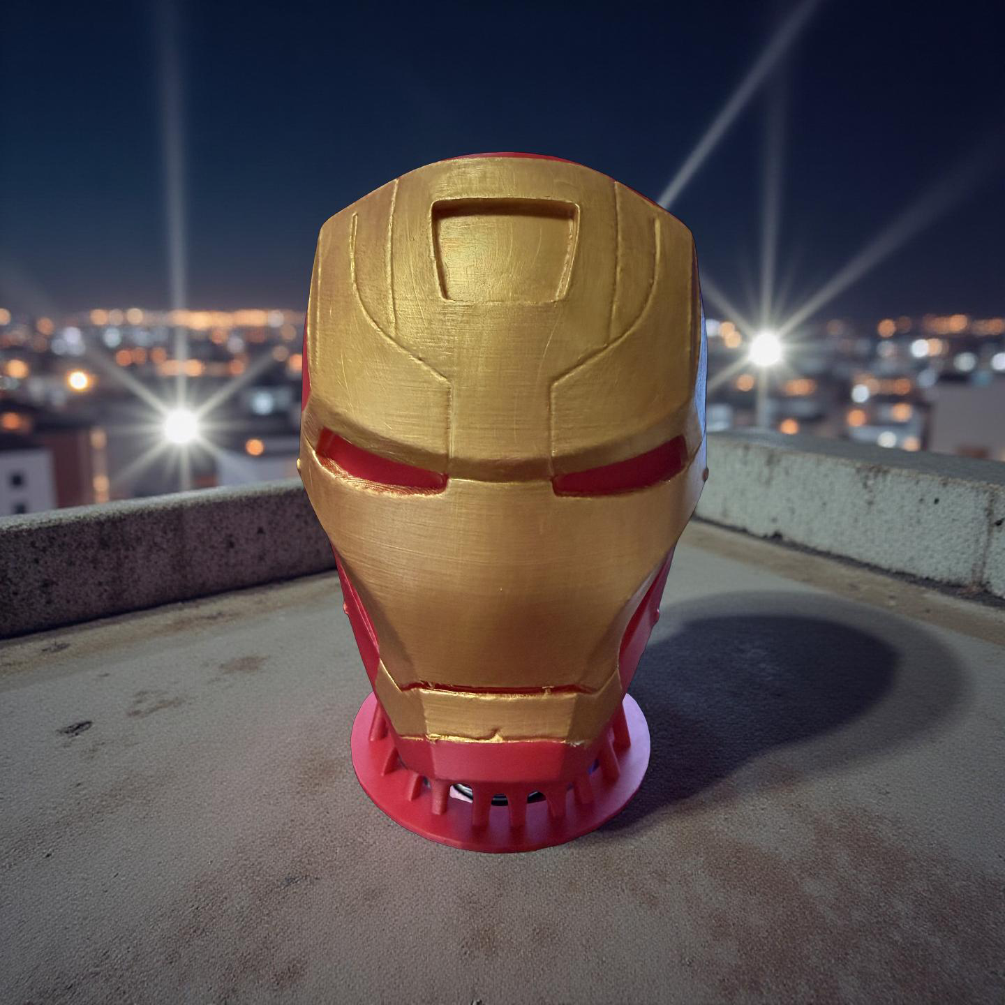 IRON MAN HÖRLURSHÅLLARE – 3D printad