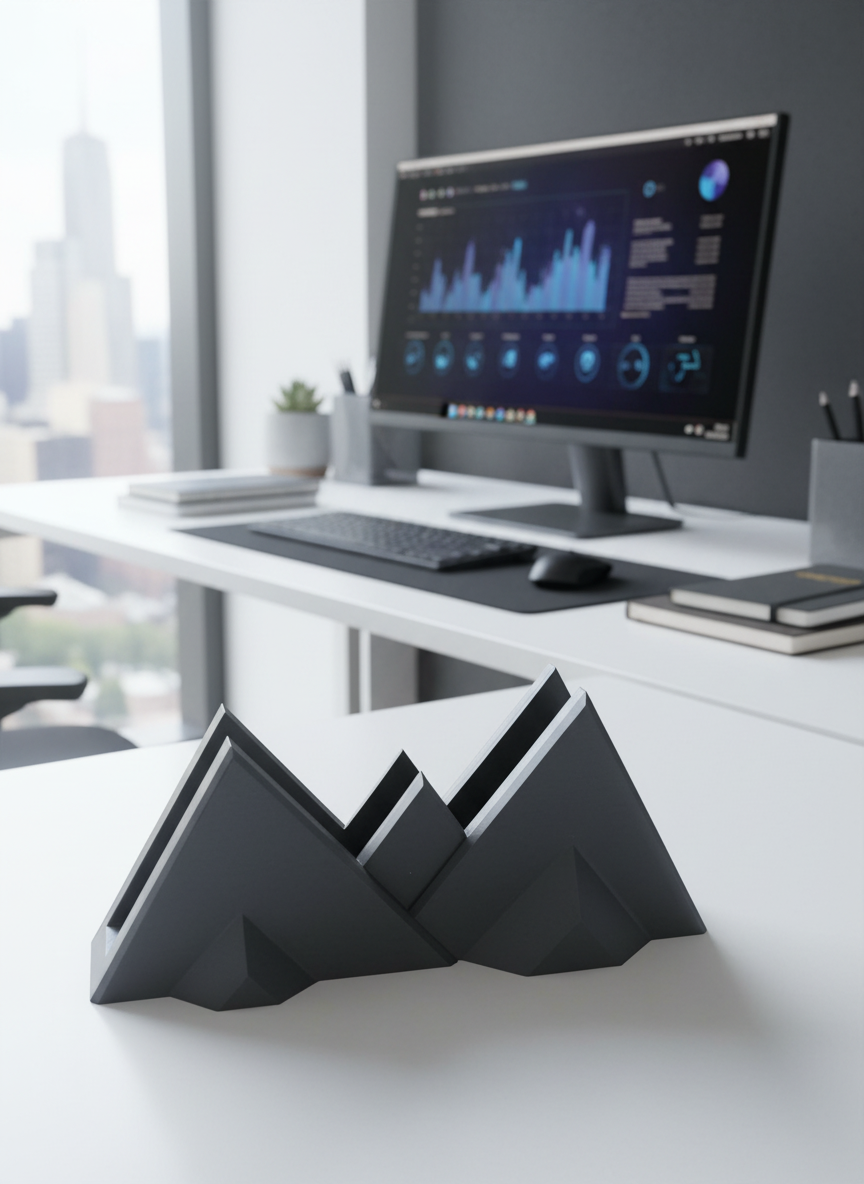 Laptopstand i 3D-printad PLA – Minimal vikt, maximal effekt