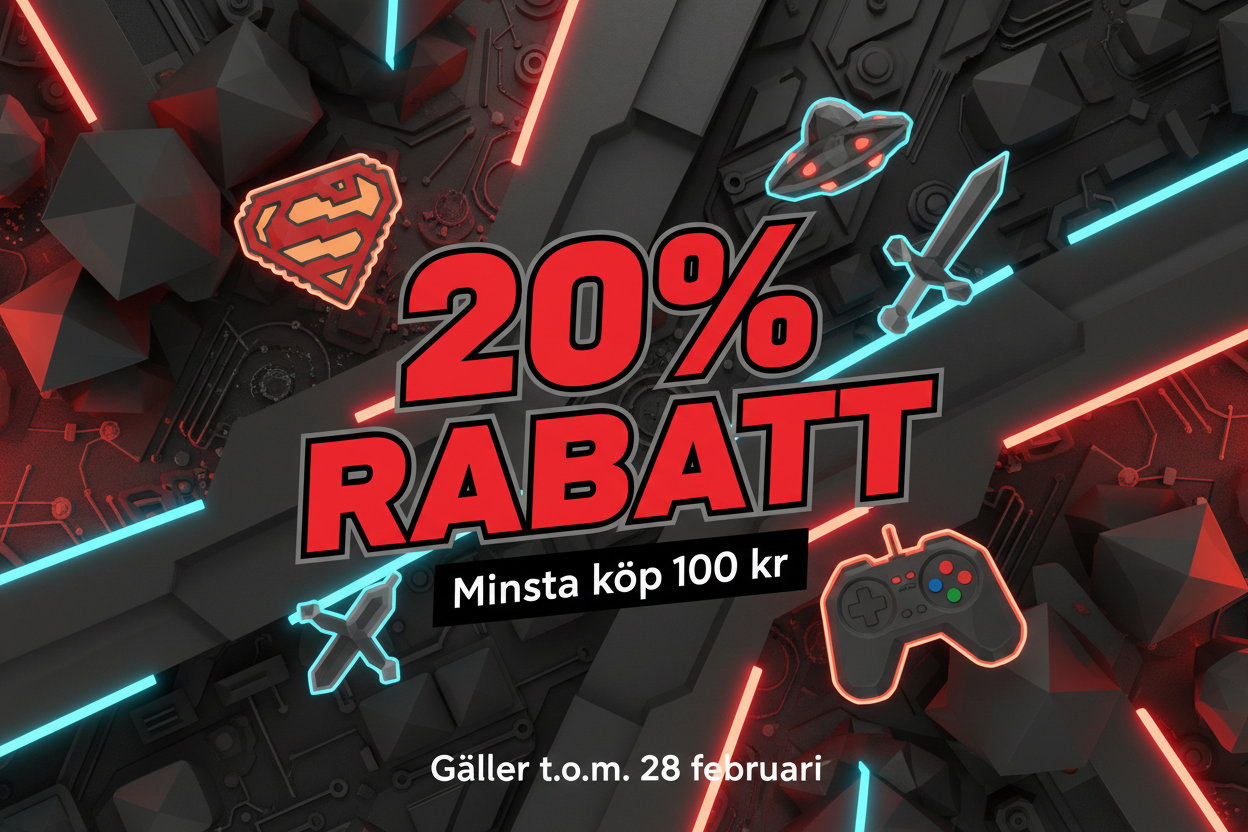 Rabattkampanj 20% - Popkultur