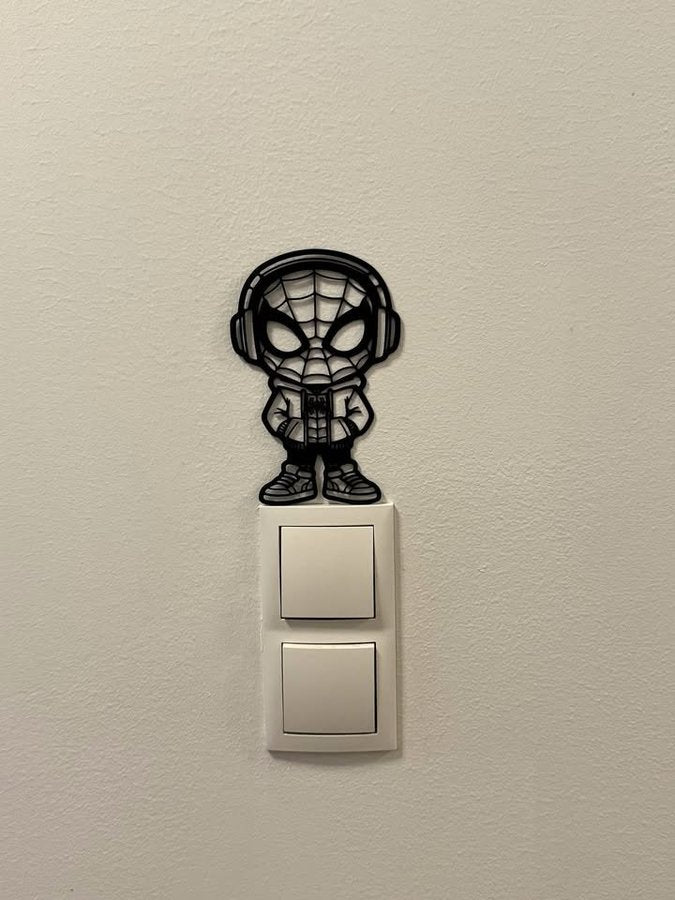 Spiderman Väggdekor - 3D printad